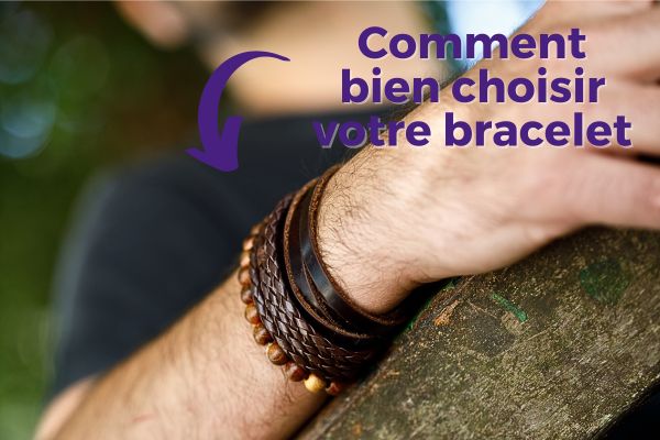 Bracelet pierre naturelle homme