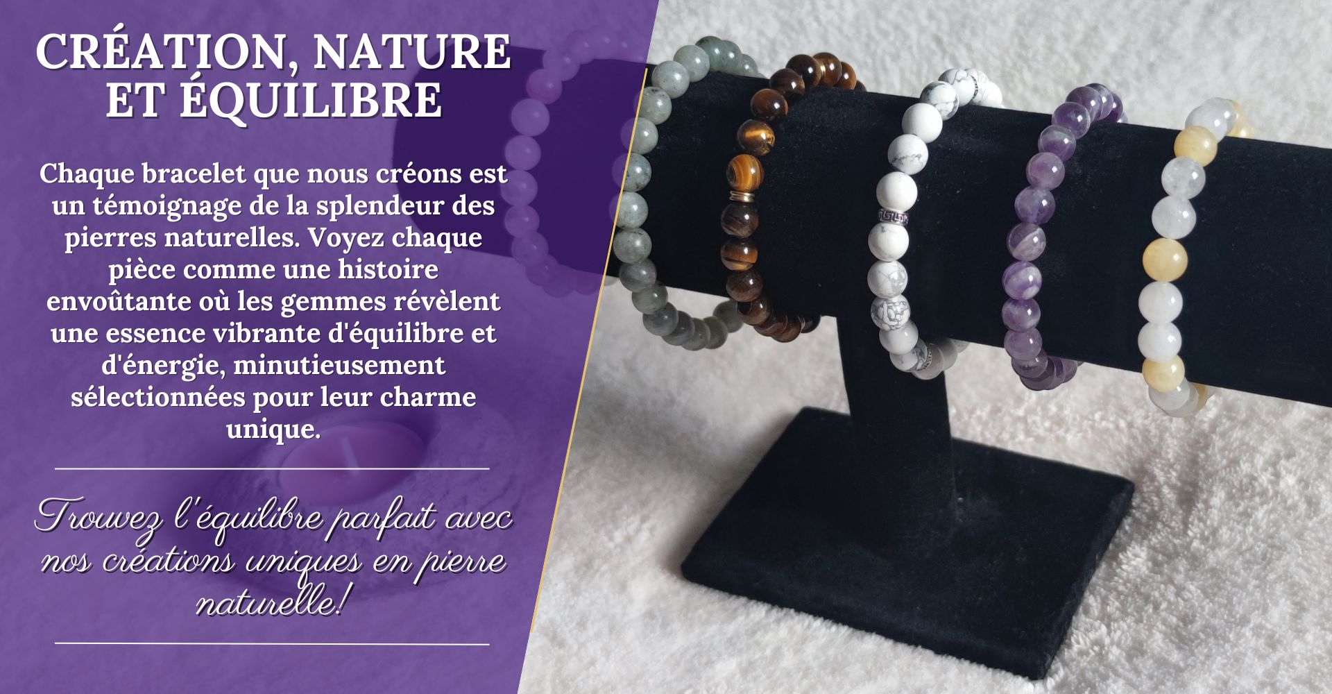 <em>Bracelet en Pierre Naturelle</em>