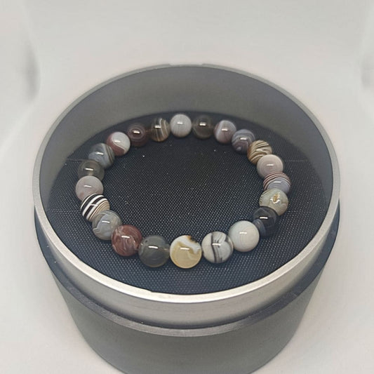 Bracelet Agate de Botswana