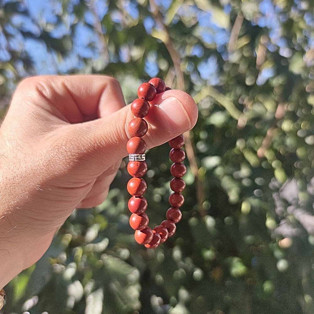 Bracelet Jaspe Rouge