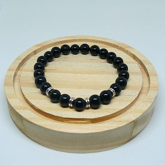 Bracelet Onyx Noir