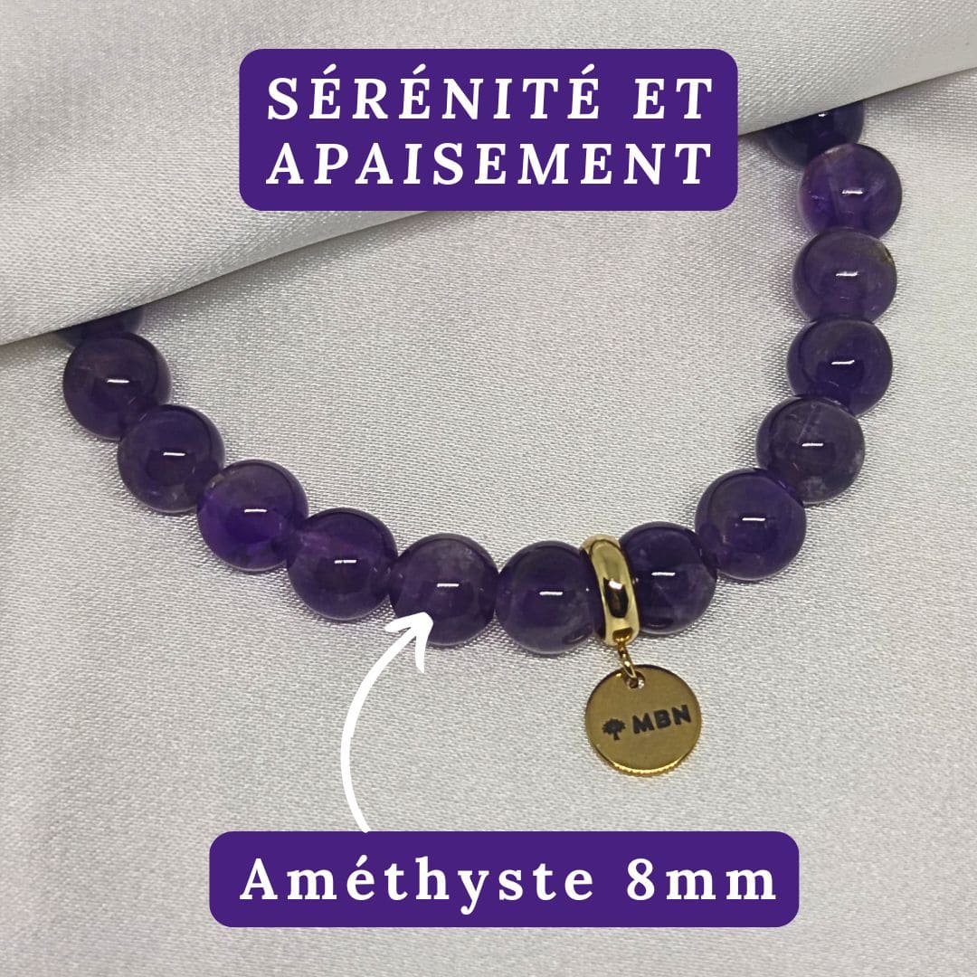 Bracelet Améthyste "Collection MBN"