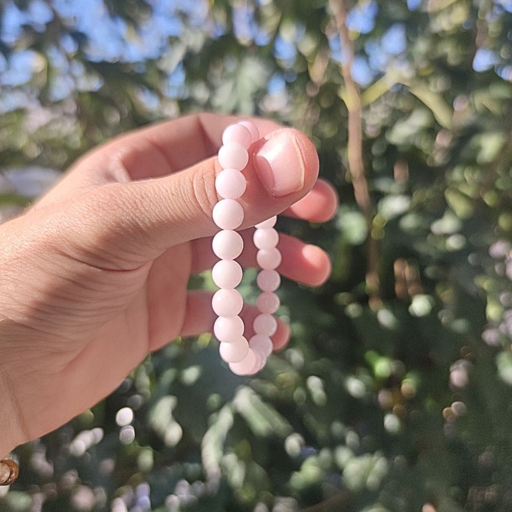 Bracelet en Quartz Rose